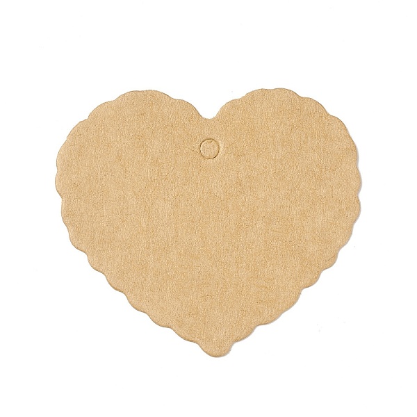 PandaHall 100Pcs Blank Kraft Paper Gift Tags, Wavy Love Shape, BurlyWood, 5.35x5.95x0.05cm, Hole: 4mm Paper Orange
PandaHall 100Pcs Blank Kraft Paper Gift Tags, Wavy Love Shape, BurlyWood, 5.35x5.95x0.05cm, Hole: 4mm Paper Orange