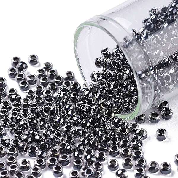 PandaHall TOHO Round Seed Beads, Japanese Seed Beads, (344) Inside Color Crystal/Black, 8/0, 3mm, Hole: 1mm, about 222pcs/10g Glass Black
PandaHall TOHO Round Seed Beads, Japanese Seed Beads, (344) Inside Color Crystal/Black, 8/0, 3mm, Hole: 1mm, about 222pcs/10g Glass Black