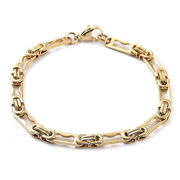 PandaHall Vacuum Plating 304 Stainless Steel Link Chain Bracelet, Golden, 9-1/8 inch(23.1cm) 304 Stainless Steel
PandaHall Vacuum Plating 304 Stainless Steel Link Chain Bracelet, Golden, 9-1/8 inch(23.1cm) 304 Stainless Steel