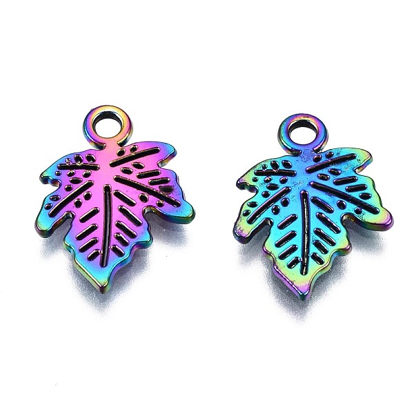 PandaHall Autumn Theme Alloy Pendants, Cadmium Free & Nickel Free & Lead Free, Maple Leaf, Rainbow Color, 15.5x11.5x1mm, Hole: 1.8mm Alloy...
PandaHall Autumn Theme Alloy Pendants, Cadmium Free & Nickel Free & Lead Free, Maple Leaf, Rainbow Color, 15.5x11.5x1mm, Hole: 1.8mm Alloy...