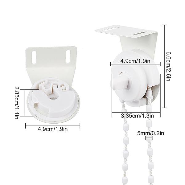 PandaHall Gorgecraft Window Blind Curtain Accessories Manual Roller Blinds Bead Chain Accessories Bracket Kitchen Accessories, White...
PandaHall Gorgecraft Window Blind Curtain Accessories Manual Roller Blinds Bead Chain Accessories Bracket Kitchen Accessories, White...