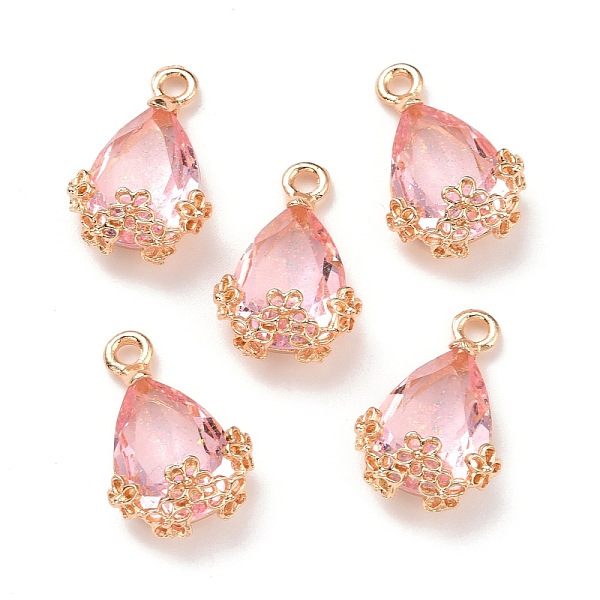 PandaHall Rhinestone Pendants, with Light Gold Alloy Settings, Teardrop with Flower, Light Rose, 20x12.5x6mm, Hole: 1.8mm Alloy+Rhinestone..., Pink
PandaHall Rhinestone Pendants, with Light Gold Alloy Settings, Teardrop with Flower, Light Rose, 20x12.5x6mm, Hole: 1.8mm Alloy+Rhinestone..., Pink