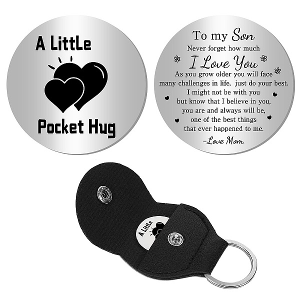 PandaHall CREATCABIN 1Pc 201 Stainless Steel Commemorative Coins, Pocket Hug Coin, Inspirational Quote Coin, Flat Round, Stainless Steel...
PandaHall CREATCABIN 1Pc 201 Stainless Steel Commemorative Coins, Pocket Hug Coin, Inspirational Quote Coin, Flat Round, Stainless Steel...