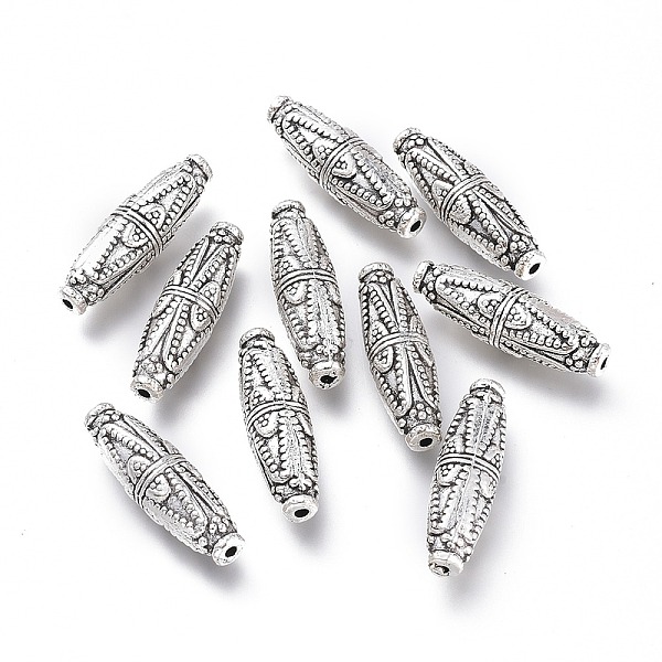 PandaHall Tibetan Style Alloy Beads, Rice, Antique Silver, 23.5x7mm, Hole: 1.4mm Alloy Rice
PandaHall Tibetan Style Alloy Beads, Rice, Antique Silver, 23.5x7mm, Hole: 1.4mm Alloy Rice