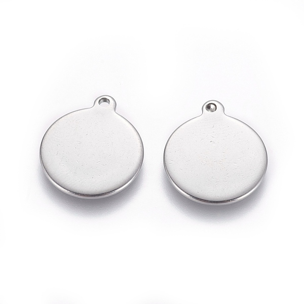 PandaHall 201 Stainless Steel Stamping Blank Tag Pendants, Flat Round, Stainless Steel Color, 21x18x1.5mm, Hole: 1.6mm 201 Stainless Steel...
PandaHall 201 Stainless Steel Stamping Blank Tag Pendants, Flat Round, Stainless Steel Color, 21x18x1.5mm, Hole: 1.6mm 201 Stainless Steel...