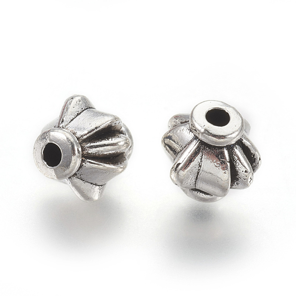 PandaHall Tibetan Style Alloy Spacer Beads, Lead Free & Nickel Free & Cadmium Free, Pumpkin, Antique Silver, about 7.8mm thick, Hole: 1.5mm...
PandaHall Tibetan Style Alloy Spacer Beads, Lead Free & Nickel Free & Cadmium Free, Pumpkin, Antique Silver, about 7.8mm thick, Hole: 1.5mm...