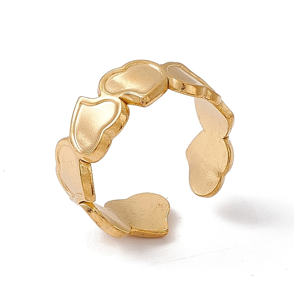 PandaHall Ion Plating(IP) 304 Stainless Steel Heart Wrap Open Cuff Ring for Women, Real 18K Gold Plated, US Size 7(17.3mm) 304 Stainless...
PandaHall Ion Plating(IP) 304 Stainless Steel Heart Wrap Open Cuff Ring for Women, Real 18K Gold Plated, US Size 7(17.3mm) 304 Stainless...