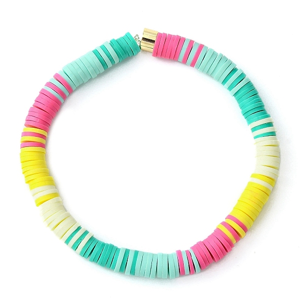 PandaHall Polymer Clay Disc Beaded Stretch Bracelets, Preppy Bracelet, Colorful, Inner Diameter: 2-1/2 inch(6.3cm) Polymer Clay Disc
PandaHall Polymer Clay Disc Beaded Stretch Bracelets, Preppy Bracelet, Colorful, Inner Diameter: 2-1/2 inch(6.3cm) Polymer Clay Disc