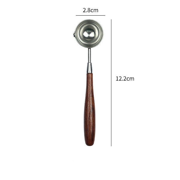 PandaHall Stainless Steel Wax Sealing Stamp Melting Spoon, with Wooden Handle, for Wax Seal Stamp Melting Spoon Wedding Invitations Making...
PandaHall Stainless Steel Wax Sealing Stamp Melting Spoon, with Wooden Handle, for Wax Seal Stamp Melting Spoon Wedding Invitations Making...