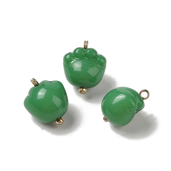 PandaHall Acrylic Pendants, with Brass Loops, Footprint, Green, 16x13x11mm, Hole: 1.6mm Brass+Acrylic Footprint Green
PandaHall Acrylic Pendants, with Brass Loops, Footprint, Green, 16x13x11mm, Hole: 1.6mm Brass+Acrylic Footprint Green