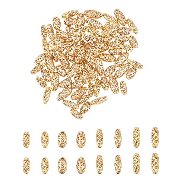 PandaHall SUPERFINDINGS 80Pcs 4 Style Brass Beads, Long-Lasting Plated, Hollow Out, Rice, Real 24K Gold Plated, 8~11x4~5mm, Hole: 1.4~1.5mm...
PandaHall SUPERFINDINGS 80Pcs 4 Style Brass Beads, Long-Lasting Plated, Hollow Out, Rice, Real 24K Gold Plated, 8~11x4~5mm, Hole: 1.4~1.5mm...