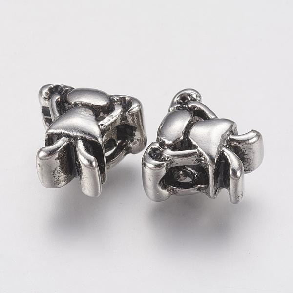 PandaHall Ion Plating(IP) 304 Stainless Steel European Beads, Girl, Large Hole Beads, Antique Silver, 12x13x9mm, Hole: 4mm 304 Stainless...
PandaHall Ion Plating(IP) 304 Stainless Steel European Beads, Girl, Large Hole Beads, Antique Silver, 12x13x9mm, Hole: 4mm 304 Stainless...