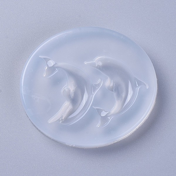 PandaHall Silicone Molds, Resin Casting Molds, For UV Resin, Epoxy Resin Jewelry Making, Dolphin, White, 75x66x10mm, Dolphin: 40x23mm...
PandaHall Silicone Molds, Resin Casting Molds, For UV Resin, Epoxy Resin Jewelry Making, Dolphin, White, 75x66x10mm, Dolphin: 40x23mm...