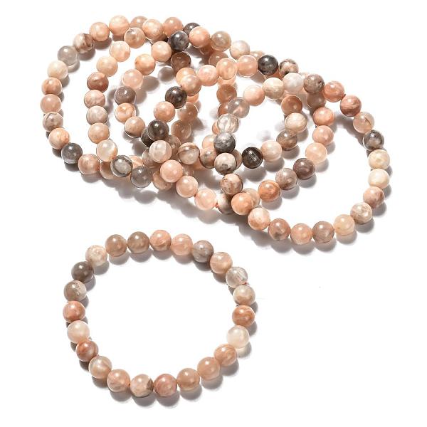 PandaHall Natural Sunstone Stretch Bracelets, Round, 2-1/8 inch(5.3cm), Bead: 8.8~9.5mm Sunstone
PandaHall Natural Sunstone Stretch Bracelets, Round, 2-1/8 inch(5.3cm), Bead: 8.8~9.5mm Sunstone