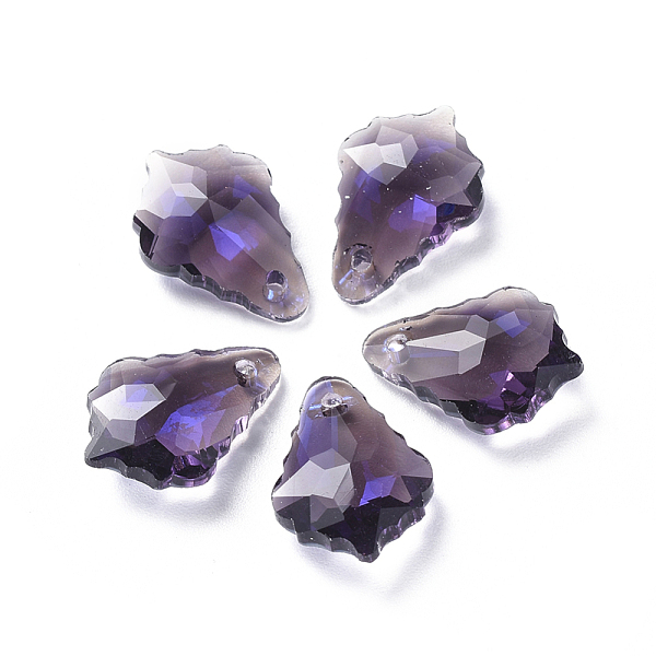 PandaHall Glass Rhinestone Pendants, Faceted, Maple Leaf, Amethyst, 16.5x11.5x5.5mm, Hole: 1.2mm Glass Leaf Purple
PandaHall Glass Rhinestone Pendants, Faceted, Maple Leaf, Amethyst, 16.5x11.5x5.5mm, Hole: 1.2mm Glass Leaf Purple