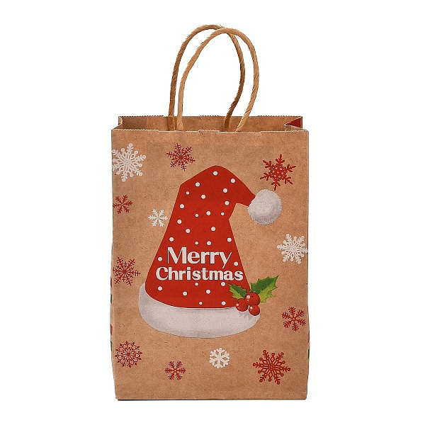 PandaHall Christmas Theme Rectangle Paper Bags, with Handles, for Gift Bags and Shopping Bags, Hat, Bag: 8x15x21cm, Fold: 210x150x2mm Paper..., Brown
PandaHall Christmas Theme Rectangle Paper Bags, with Handles, for Gift Bags and Shopping Bags, Hat, Bag: 8x15x21cm, Fold: 210x150x2mm Paper..., Brown