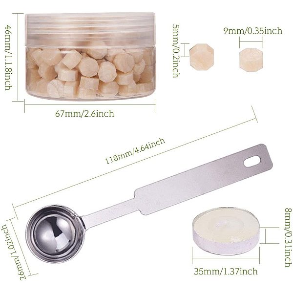 PandaHall CRASPIRE 210PCS Wax Seal Beads, Pearl White Octagon Sealing Wax Beads Kit Packed in Can 9mm Wax Seal with 2Pcs White Tea Candles 1..., Orange
PandaHall CRASPIRE 210PCS Wax Seal Beads, Pearl White Octagon Sealing Wax Beads Kit Packed in Can 9mm Wax Seal with 2Pcs White Tea Candles 1..., Orange
