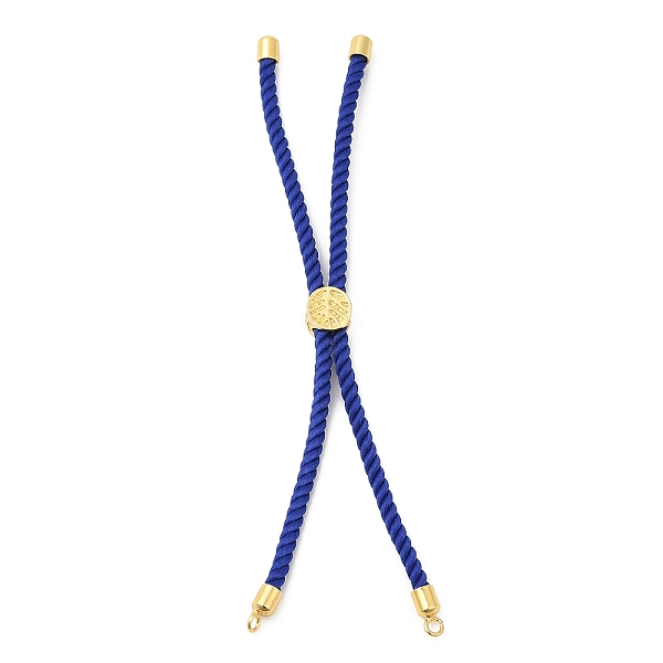 PandaHall Twisted Nylon Cord Silder Bracelets, Link Bracelet Making for Connector Charm, with Long-Lasting Plated Golden Brass Cord End &..., Blue
PandaHall Twisted Nylon Cord Silder Bracelets, Link Bracelet Making for Connector Charm, with Long-Lasting Plated Golden Brass Cord End &..., Blue