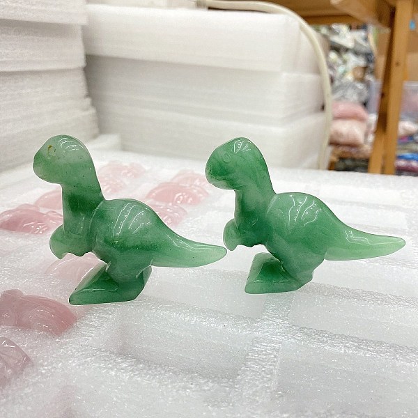 PandaHall Natural Green Aventurine Carved Dinosaur Figurines Statues for Home Office Desktop Decoration, 80x60mm Green Aventurine Dinosaur
PandaHall Natural Green Aventurine Carved Dinosaur Figurines Statues for Home Office Desktop Decoration, 80x60mm Green Aventurine Dinosaur