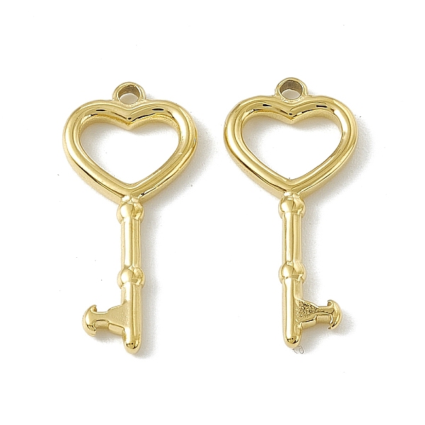 PandaHall Vacuum Plating 201 Stainless Steel Pendants, Heart Key Charm, Real 18K Gold Plated, 22x10x1.5mm, Hole: 1.4mm 201 Stainless Steel...
PandaHall Vacuum Plating 201 Stainless Steel Pendants, Heart Key Charm, Real 18K Gold Plated, 22x10x1.5mm, Hole: 1.4mm 201 Stainless Steel...