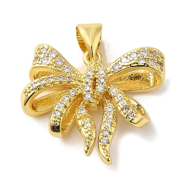 PandaHall Brass Micro Pave Clear Cubic Zirconia Pendants, Bowknot, Real 16K Gold Plated, 18x21.5x6mm, Hole: 4.5x4mm Brass+Cubic Zirconia...
PandaHall Brass Micro Pave Clear Cubic Zirconia Pendants, Bowknot, Real 16K Gold Plated, 18x21.5x6mm, Hole: 4.5x4mm Brass+Cubic Zirconia...