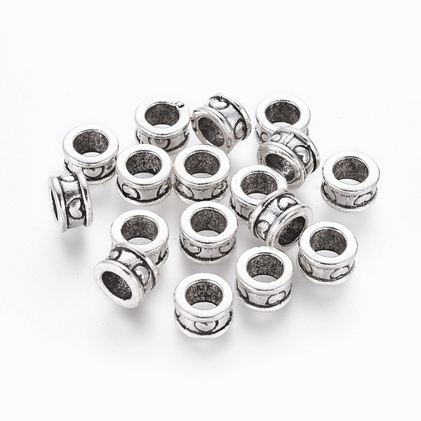 PandaHall Tibetan Style Alloy European Beads, Large Hole Beads, Column, Antique Silver, Lead Free & Cadmium Free, 8x4.5mm, Hole: 5.5mm Alloy...
PandaHall Tibetan Style Alloy European Beads, Large Hole Beads, Column, Antique Silver, Lead Free & Cadmium Free, 8x4.5mm, Hole: 5.5mm Alloy...