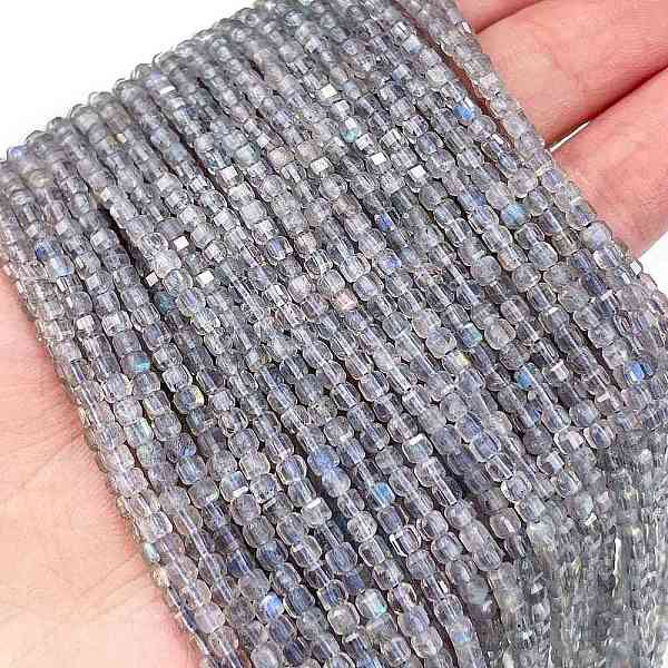 PandaHall Natural Labradorite Beads Strands, Faceted, Cube, Grade A, 2.5x2.5x2.5mm, Hole: 0.6mm, about 175pcs/strand, 15.55 inch(39.5cm)...
PandaHall Natural Labradorite Beads Strands, Faceted, Cube, Grade A, 2.5x2.5x2.5mm, Hole: 0.6mm, about 175pcs/strand, 15.55 inch(39.5cm)...