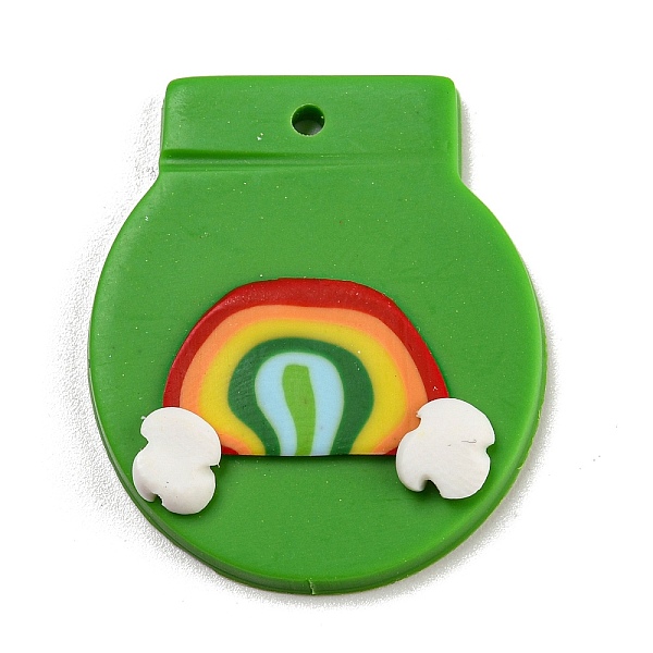 PandaHall Saint Patrick's Day Handmade Polymer Clay Pendants, Rainbow, 31x27x4.5mm, Hole: 2mm Polymer Clay Rainbow
PandaHall Saint Patrick's Day Handmade Polymer Clay Pendants, Rainbow, 31x27x4.5mm, Hole: 2mm Polymer Clay Rainbow