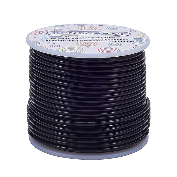 PandaHall Round Aluminum Wire, Black, 10 Gauge, 2.5mm, about 80.38 Feet(24.5m)/roll Aluminum Round Black
PandaHall Round Aluminum Wire, Black, 10 Gauge, 2.5mm, about 80.38 Feet(24.5m)/roll Aluminum Round Black
