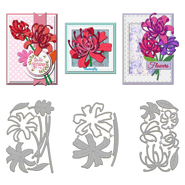 PandaHall GLOBLELAND Equinox Flower Cutting Dies Lycoris Metal Die Cuts Layered Flowers Metal Cutting Die Red Spider Lily Cut Die for DIY...
PandaHall GLOBLELAND Equinox Flower Cutting Dies Lycoris Metal Die Cuts Layered Flowers Metal Cutting Die Red Spider Lily Cut Die for DIY...