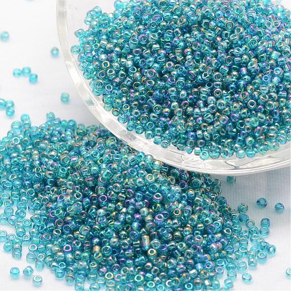 PandaHall 8/0 Round Glass Seed Beads, Grade A, Transparent Colours Rainbow, Sky Blue, 2.8~3.2mm, Hole: 1.0mm, about 15000pcs/pound Glass...
PandaHall 8/0 Round Glass Seed Beads, Grade A, Transparent Colours Rainbow, Sky Blue, 2.8~3.2mm, Hole: 1.0mm, about 15000pcs/pound Glass...
