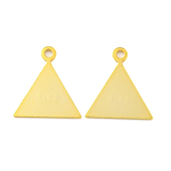 PandaHall 925 Sterling Silver Triangle Charms, with 925 Stamp, Real 18K Gold Plated, 11x10x0.5mm, Hole: 1mm Sterling Silver Triangle
PandaHall 925 Sterling Silver Triangle Charms, with 925 Stamp, Real 18K Gold Plated, 11x10x0.5mm, Hole: 1mm Sterling Silver Triangle