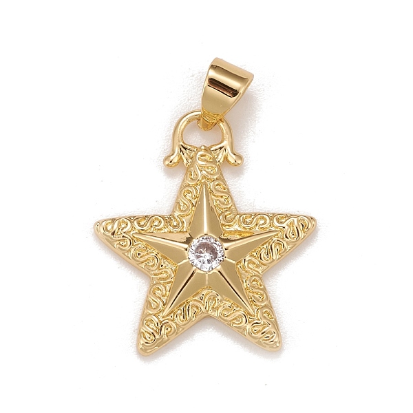 PandaHall Brass Micro Pave Cubic Zirconia Pendants, Real 18K Gold Plated, Lead Free & Cadmium Free, Star, Clear, 20.5x18.5x3mm, Hole: 4x3mm...
PandaHall Brass Micro Pave Cubic Zirconia Pendants, Real 18K Gold Plated, Lead Free & Cadmium Free, Star, Clear, 20.5x18.5x3mm, Hole: 4x3mm...