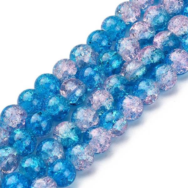 PandaHall Spray Painted Crackle Glass Beads Strands, Round, Dodger Blue, 10mm, Hole: 1.3~1.6mm, about 80pcs/strand, 31.4 inch Glass Round...
PandaHall Spray Painted Crackle Glass Beads Strands, Round, Dodger Blue, 10mm, Hole: 1.3~1.6mm, about 80pcs/strand, 31.4 inch Glass Round...