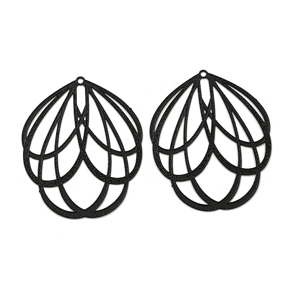 PandaHall Spray Printed 430 Stainless Steel Pendants, Etched Metal Embellishments, Black, Flower, 37x30x0.3mm, Hole: 1.2mm 430 Stainless...
PandaHall Spray Printed 430 Stainless Steel Pendants, Etched Metal Embellishments, Black, Flower, 37x30x0.3mm, Hole: 1.2mm 430 Stainless...