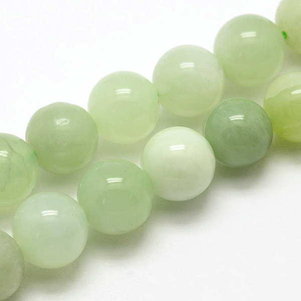 PandaHall Natural New Jade Stone Round Bead Strands, 8mm, Hole: 1mm, about 47pcs/strand, 15.0 inch New Jade Round
PandaHall Natural New Jade Stone Round Bead Strands, 8mm, Hole: 1mm, about 47pcs/strand, 15.0 inch New Jade Round