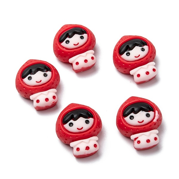 PandaHall Resin Cabochons, DIY Accessories, Phone Case Decoration, Strawberry Girl, Red, 20x16x9.5mm Resin Human Red
PandaHall Resin Cabochons, DIY Accessories, Phone Case Decoration, Strawberry Girl, Red, 20x16x9.5mm Resin Human Red