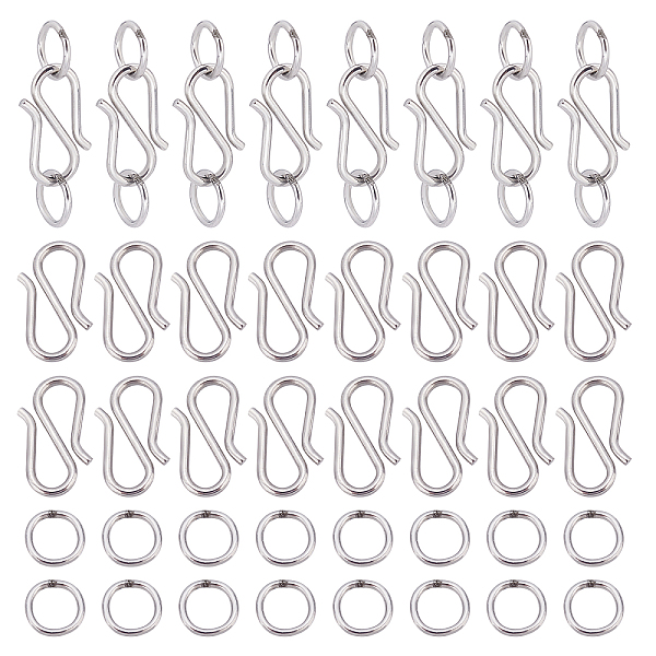 PandaHall UNICRAFTALE Jewelry Clasps and Closures for Jewelry Making 60pcs 304 Stainless Steel S Hook 120pcs 20 Gauge Jump Rings Toggle...
PandaHall UNICRAFTALE Jewelry Clasps and Closures for Jewelry Making 60pcs 304 Stainless Steel S Hook 120pcs 20 Gauge Jump Rings Toggle...