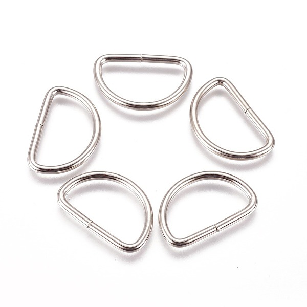 PandaHall Iron D Rings, Buckle Clasps, For Webbing, Strapping Bags, Garment Accessories, Platinum, 20.5x31.5x2.7mm, Inner Diameter: 26x15mm...
PandaHall Iron D Rings, Buckle Clasps, For Webbing, Strapping Bags, Garment Accessories, Platinum, 20.5x31.5x2.7mm, Inner Diameter: 26x15mm...