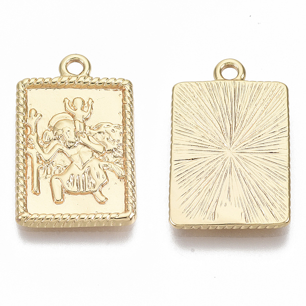 PandaHall Brass Pendants, Nickel Free, Rectangle with Saint, Real 18K Gold Plated, 22.5x14x2mm, Hole: 1.8mm Brass Rectangle
PandaHall Brass Pendants, Nickel Free, Rectangle with Saint, Real 18K Gold Plated, 22.5x14x2mm, Hole: 1.8mm Brass Rectangle