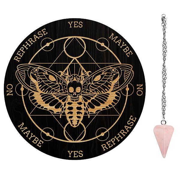 PandaHall AHADEMAKER Dowsing Divination Supplies Kit, Including PVC Plastic Pendulum Board, 304 Stainless Steel Cable Chain Necklaces...
PandaHall AHADEMAKER Dowsing Divination Supplies Kit, Including PVC Plastic Pendulum Board, 304 Stainless Steel Cable Chain Necklaces...