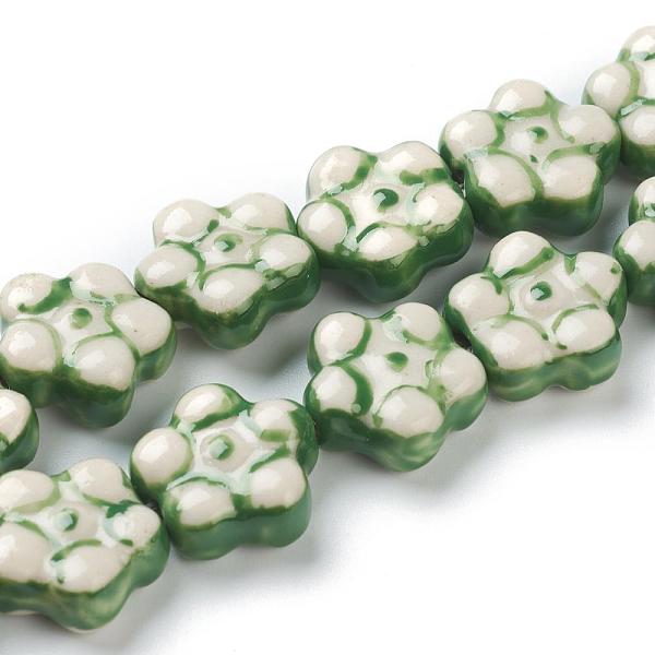 PandaHall Handmade Porcelain Flower Beads Strands, Green, 17x17x7.5mm, Hole: 2mm, about 20pcs/strand, 12.60 inch(32cm) Porcelain Flower...
PandaHall Handmade Porcelain Flower Beads Strands, Green, 17x17x7.5mm, Hole: 2mm, about 20pcs/strand, 12.60 inch(32cm) Porcelain Flower...
