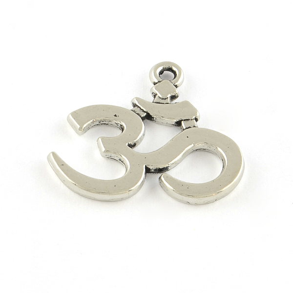 PandaHall Tibetan Style Alloy Yoga/Aum/Om Symbol Pendants, Cadmium Free & Lead Free, Antique Silver, 21x23x2mm, Hole: 1.5mm, about...
PandaHall Tibetan Style Alloy Yoga/Aum/Om Symbol Pendants, Cadmium Free & Lead Free, Antique Silver, 21x23x2mm, Hole: 1.5mm, about...