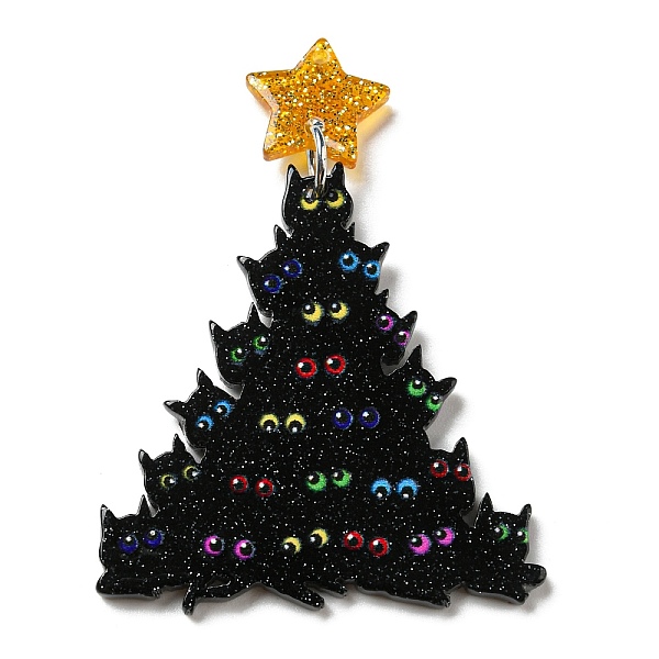 PandaHall Christmas Themed Acrylic Pendants, with Iron Findings, Christmas Tree, 51x38x2mm, Hole: 1.2mm Acrylic Christmas Tree
PandaHall Christmas Themed Acrylic Pendants, with Iron Findings, Christmas Tree, 51x38x2mm, Hole: 1.2mm Acrylic Christmas Tree