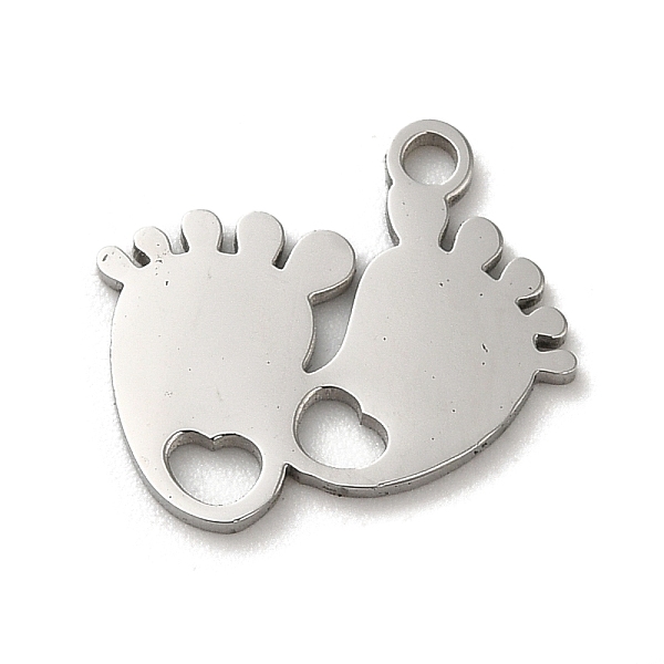 PandaHall 304 Stainless Steel Charms, Laser Cut, Footprint Charm, Stainless Steel Color, 13x14x1mm, Hole: 1.4mm 304 Stainless Steel...
PandaHall 304 Stainless Steel Charms, Laser Cut, Footprint Charm, Stainless Steel Color, 13x14x1mm, Hole: 1.4mm 304 Stainless Steel...
