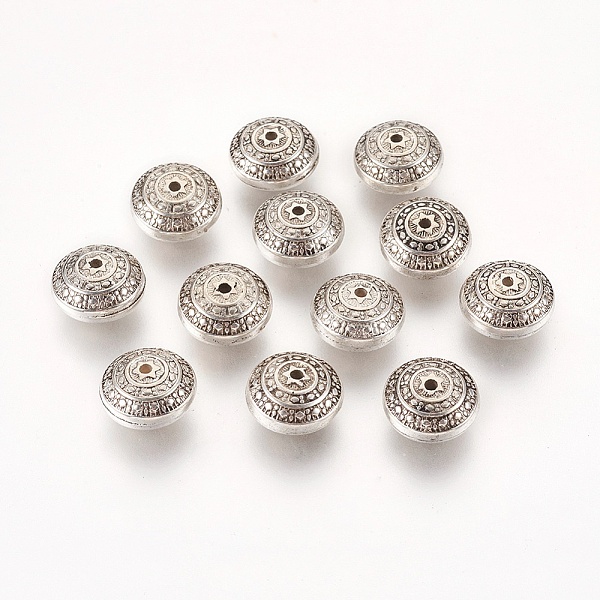 PandaHall CCB Plastic Beads, Flat Round, Antique Silver, 11.5x7mm, Hole: 0.5mm Plastic Flat Round
PandaHall CCB Plastic Beads, Flat Round, Antique Silver, 11.5x7mm, Hole: 0.5mm Plastic Flat Round
