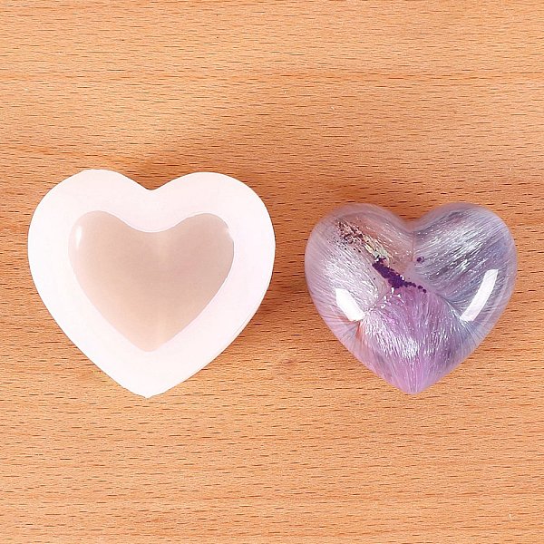 PandaHall Heart DIY Food Grade Silicone Pendant Molds, For DIY Cake Decoration, Chocolate, Candy, UV Resin & Epoxy Resin Jewelry Making..., White
PandaHall Heart DIY Food Grade Silicone Pendant Molds, For DIY Cake Decoration, Chocolate, Candy, UV Resin & Epoxy Resin Jewelry Making..., White