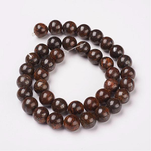 PandaHall Natural Bronzite Beads Strands, Round, 8mm, Hole: 1mm, about 47pcs/strand, 15.3 inch(39cm) Bronzite Round
PandaHall Natural Bronzite Beads Strands, Round, 8mm, Hole: 1mm, about 47pcs/strand, 15.3 inch(39cm) Bronzite Round