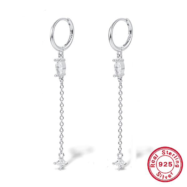 PandaHall Rhodium Plated Platinum 925 Sterling Silver Hoop Earrings, Rhinestone Horse Eye Tassel Earrings, with 925 Stamp, Clear, 49x11mm...
PandaHall Rhodium Plated Platinum 925 Sterling Silver Hoop Earrings, Rhinestone Horse Eye Tassel Earrings, with 925 Stamp, Clear, 49x11mm...