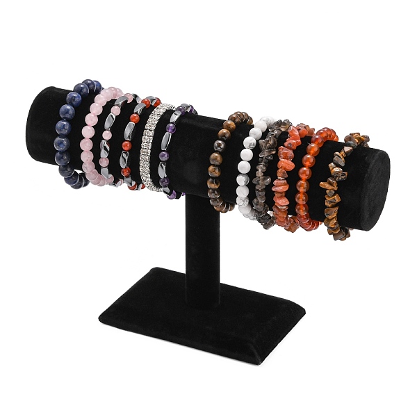 PandaHall Velvet Bracelet T Bar Display, Wood And Cardboard, Black, 24x14.5cm, Tube: 5x24cm Velvet Black
PandaHall Velvet Bracelet T Bar Display, Wood And Cardboard, Black, 24x14.5cm, Tube: 5x24cm Velvet Black